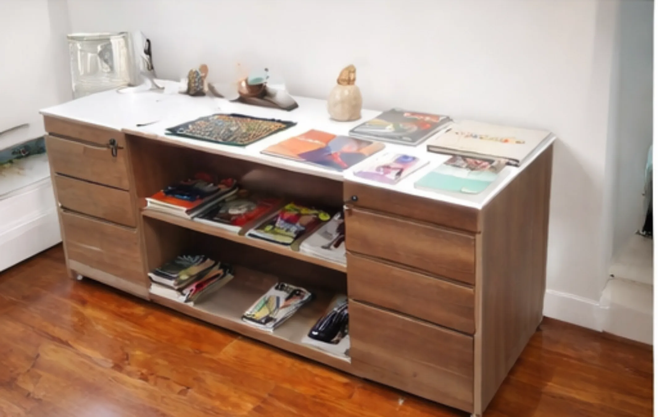 Mueble organizador en madera