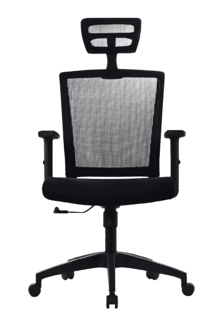 Silla ergonómica con cabecero ajustable